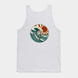 Surfing - The Great Wave off Kanagawa Tank Top